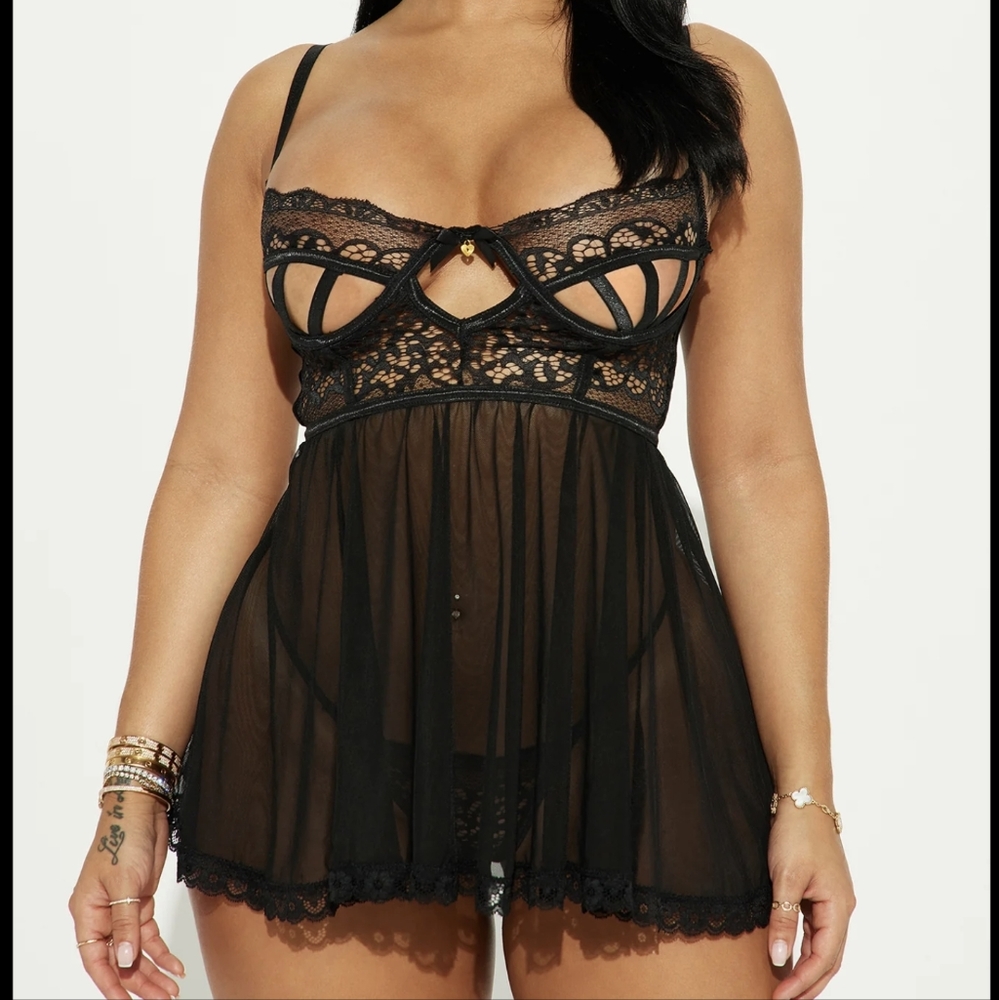Fashion Nova mesh lingerie